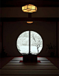 日本神奈川县镰仓市，明月院，窗外的四季。
