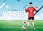 体育足球世界杯冠军海报PSD模板 ti375a7408 平面设计 海报