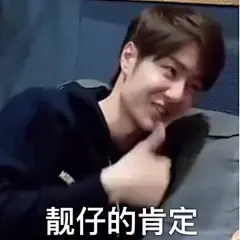 靓仔的肯定  王一博 表情包
