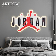 jordan潮流篮球艺术乔丹装饰亚克力发...