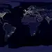 地球夜景卫星地图