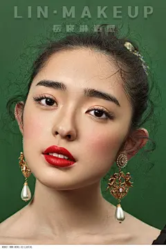 罗涛-LINMAKEUP化妆造型总监作品《罗涛老师 | 轻奢明星新娘造型》