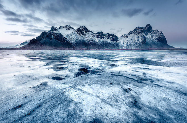 Icy Stokksnes by Jav...