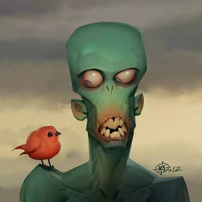 maxgrecke瑞典自由插画师作品偏美式卡通极具张力夸张搞笑的卡通造型