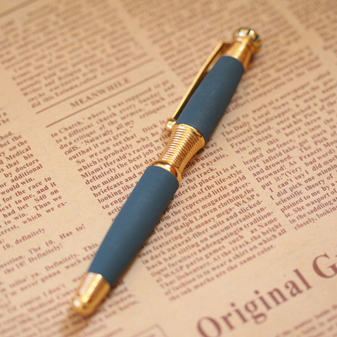80年代库存全新纯铜质金星617复古钢笔