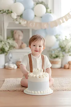 儿童生日主题摄影图