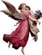 复古的天使, 天使, 祈祷, 灵性, 古董, 复古, 翅膀, 宗教, 维多利亚