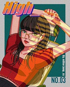二元说采集到插画人