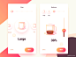 Coffee Maker Interface slider flow interactions machine coffee animation ux ui