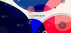抽象背景液体动力波和有机形状形成图案