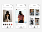 时尚app lookbook 界面ui .xd素材下载 - 豆皮儿