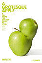 不光彩的水果和蔬菜，反对食品浪费-法国连锁超市Intermarche平面广告---酷图编号1097863