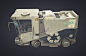Urban utility vehicle, Dragos Casian : 19k tris
2x 4k textures

This will be part of a ghost in the shell environment scene i'm currently working on.
It's a dirty, heavily used recycling truck which has seen better days. 
I tried to keep the design compat