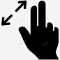 触摸手势拖动手指图标 UI图标 设计图片 免费下载 页面网页 平面电商 创意素材