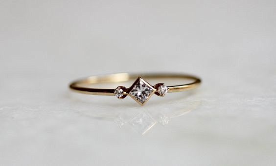 14KT Diamond Deco Ri...