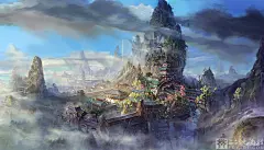二次元场景宣传海报 - cgwall游戏原画