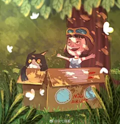 她的作品充满童真童趣，人物表情细腻丰满。光影效果运用的极好！快收藏收藏啦！
Works by margherita_grasso 
儿童插画插画柒七插画 ​​​​