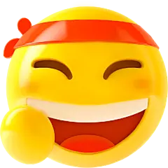 @一只嗨皮的小强 人物卡通素材、插画png免扣、C4D、装饰性元素、3d表情、奋斗