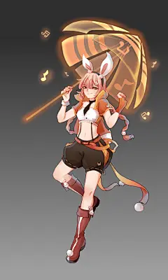 深夜肝，配色不会只好用原皮颜色(´▽`ʃƪ) | 半次元-二次元爱好者社区