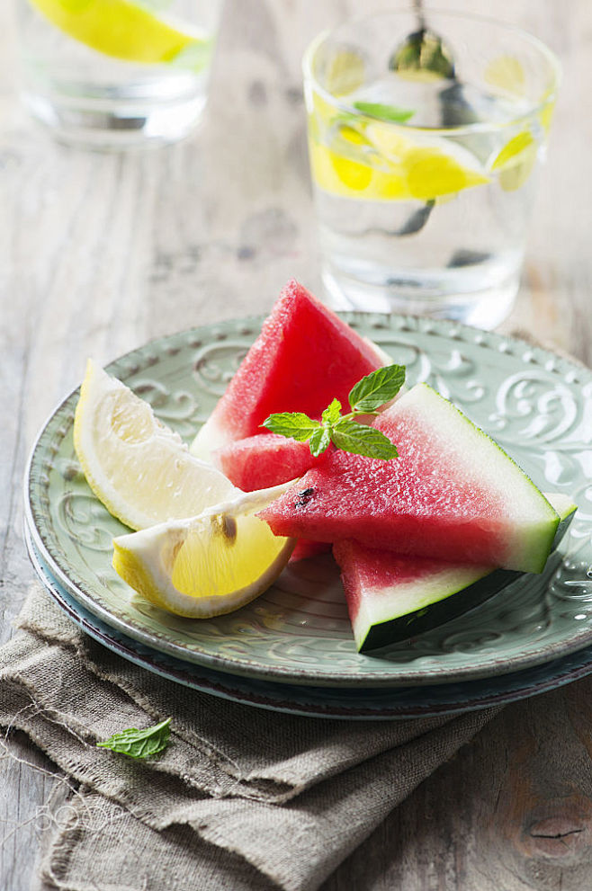 Fresh watermelon and...