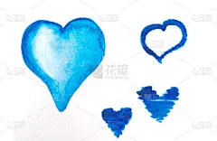 手绘水彩抽象背景与纹理