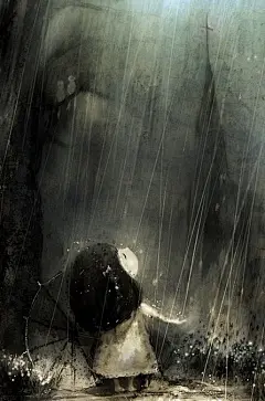 别对我道歉，道歉只能换来你的心安，而非我... - Gunraku采集到手绘 - 花瓣