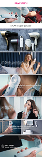 SYLPH: First portable hair dryer with heat control : A smart hair dryer designed to protect your hair, Sylph is super light with powerful air. | Crowdfunding is a democratic way to support the fundraising needs of your community. Make a contribution today