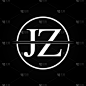 jz letter type logo design template abstract