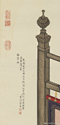 #工笔画#【 清 贺清泰 《画黄鹰》 】立轴，绢本设色，176.6×95cm，台北故宫博物院藏。贺清泰（1735-1814）法国人，后长期生活在意大利，1756年加入耶稣会，乾隆三十五年（1770）来到中国，三十七年（1772）已在清宫作画。贺清泰曾奉命以油画作画，亦曾与艾启蒙修改徐扬〈平定金川得胜图〉画稿。此幅黄鹰虽与郎世宁画鹰图式相近，描绘鹰立鹰架姿态，但细腻传神程度也与艾启蒙一般略逊于郎世宁的精致写实风格。此轴所画黄鹰，为乾隆五十六年（1791）科尔沁贝勒所进。