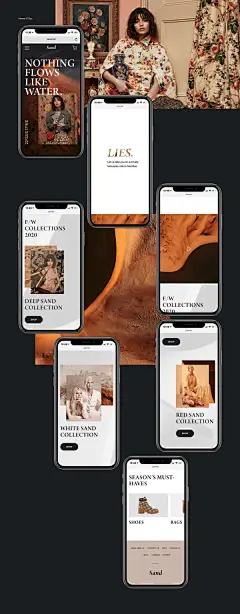 优秀网页设计。 60000张优质采集：优秀排版参考 / 摄影美图 / 视觉大片提升审美。@骏生电商笔记