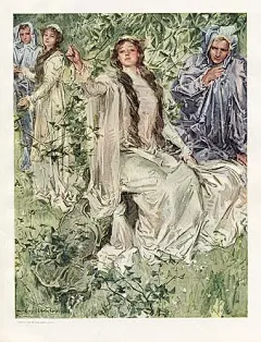 Howard Christy 美国艺术家和插画家（1873年- 1952年） - 守着肉骨头的狗 - 坚守着守望的博客