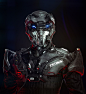 Planetary Repair Suit , Alex Senechal : Designed for operation in space and on the ground, protects the user from damaging atmospheres and hostile threats alike. 
For the game "Dissolution"
The last two images are from an alternate chest plate d