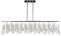 Modern Contemporary Broadway Linear Crystal Chandelier Lighting Lamp H28" X W48" traditional chandeliers