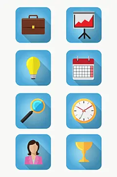 手绘旅游矢量透明素材