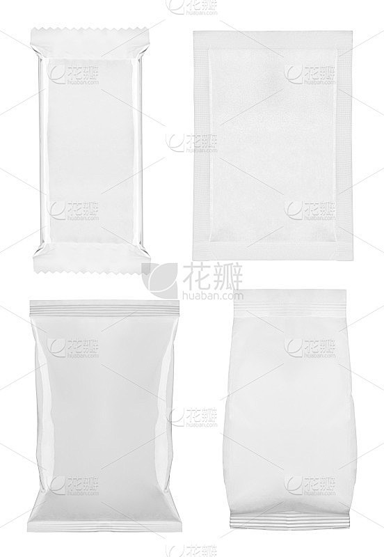 白色包装模板袋食品