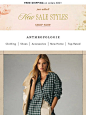 Anthropologie: UNPRESSED | Milled : ditch your iron. flowy blouses are back in a BIG way.