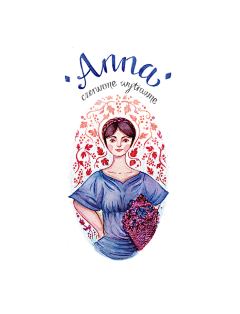 Wine package design &amp; logo for Winnica Julia 红酒 葡萄酒 插画 包装 艺术 时尚 设计 创意 花纹 人物插画
