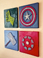 Avengers String Art @Vivian Dony Shepherd-Murray if you ever need a diy gift for your Hubs...:)