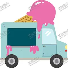 移动餐车png 【酷图网】移动餐车png,流动餐车,小吃车,png免抠图,手绘