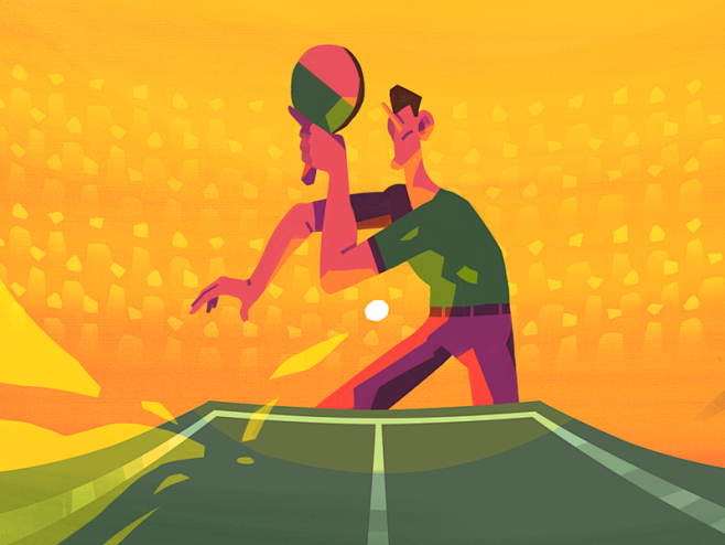 tabletenniscolorillustrationtabletennisfireartstudiosport