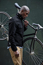 ♂ Black bicycle black man