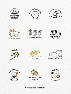 猫咪军团采集到Logo/字体