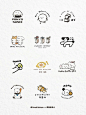 ins韩风可爱logo合集 / 有趣线条图案设计 - 小红书