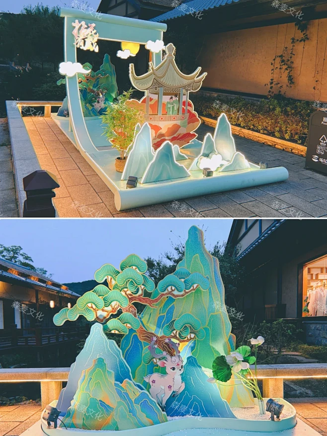 景区美陈|沉浸式打卡拈花戏曲节 -花瓣网