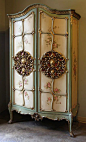 Antique Venetian Painted Armoire | Antique Formal Armoires | Inessa Stewart's Antiques: 