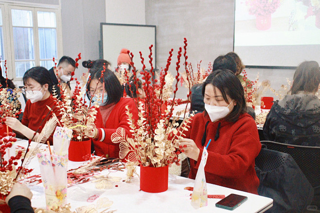 新年手作沙龙活动｜年宵花福桶DIY