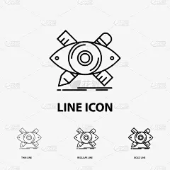 设备用品,草图,设计师,图标,细的,商务,铅笔,技术,涂料,绘制