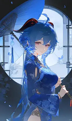 壁纸分享|原神|甘雨|王小美|聊天背景|头像 - 小红书