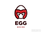 Egg Boxing鸡蛋拳击手logo设计欣赏