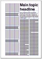 Seven column layout. This is also a great number of columns because it gives you even more options for your design.